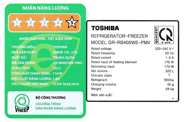 Toshiba Inverter 322 Lit Gr Rb405we Pmv 06 Mg 15 700x467